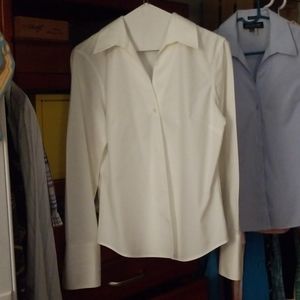 White Jones New York Platinum Collection Blouse